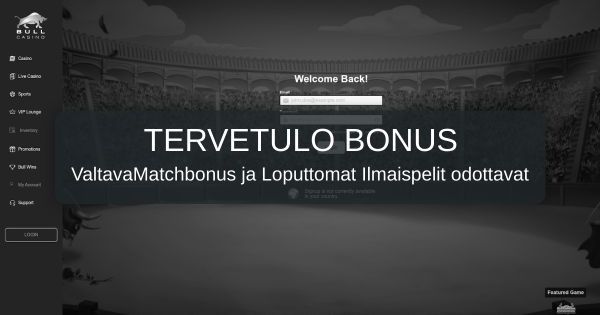 Bull Casino Suomessa