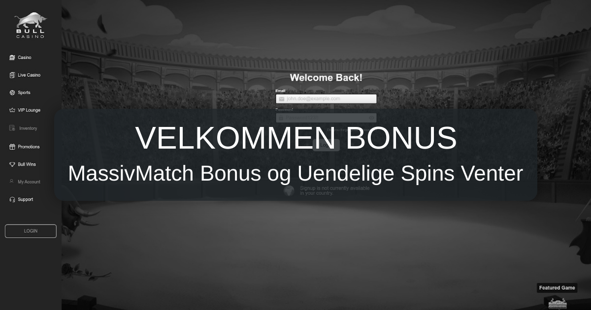 Bull Casino for danske spillere