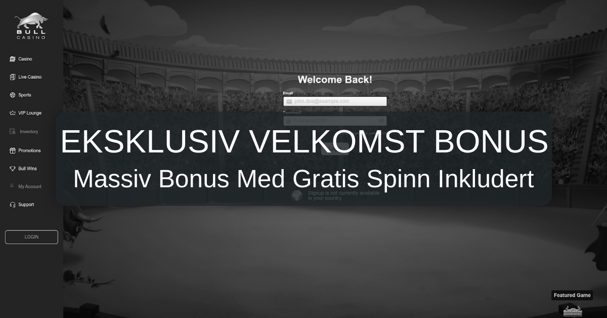 Bull Casino for norske spillere