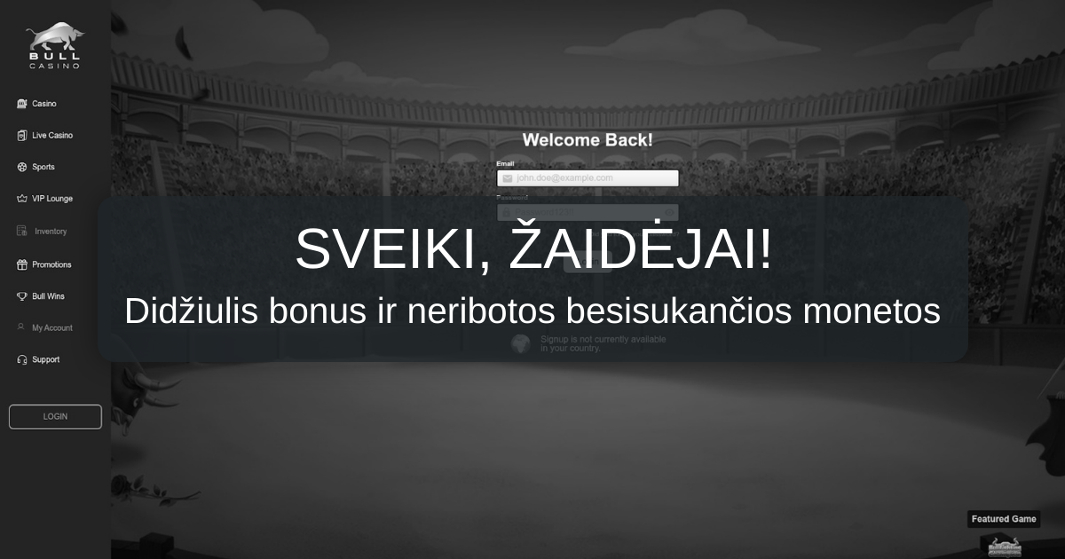 Bull Casino Lietuva